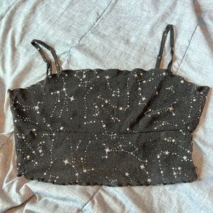 SHEIN Black Starry Camisole Top